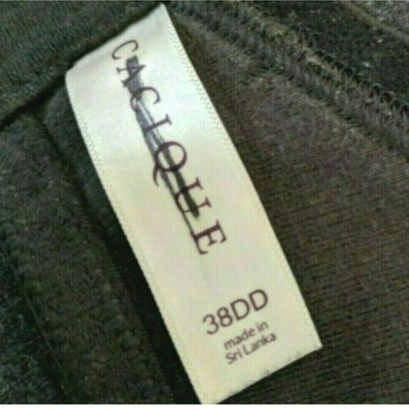 Lane Bryant Cacique Womens Bra Cotton Lace Full Coverage Plus Size 38DD Black - Picture 3 of 6